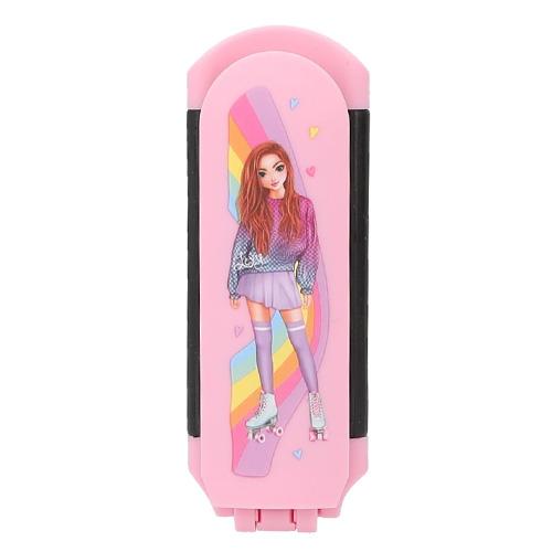 Top Model folding brush with mirror, Lexy