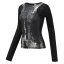 Reebok Combat RashGuard Women's T-shirt - Color: Black, Size: S