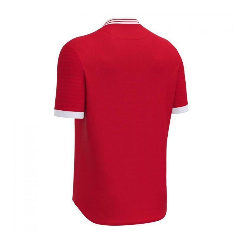 Macron Elves Jersey - Color: Red/white, Size: L
