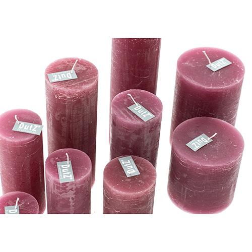 Rustikale Kerze DutZ Rustic Fuchsia