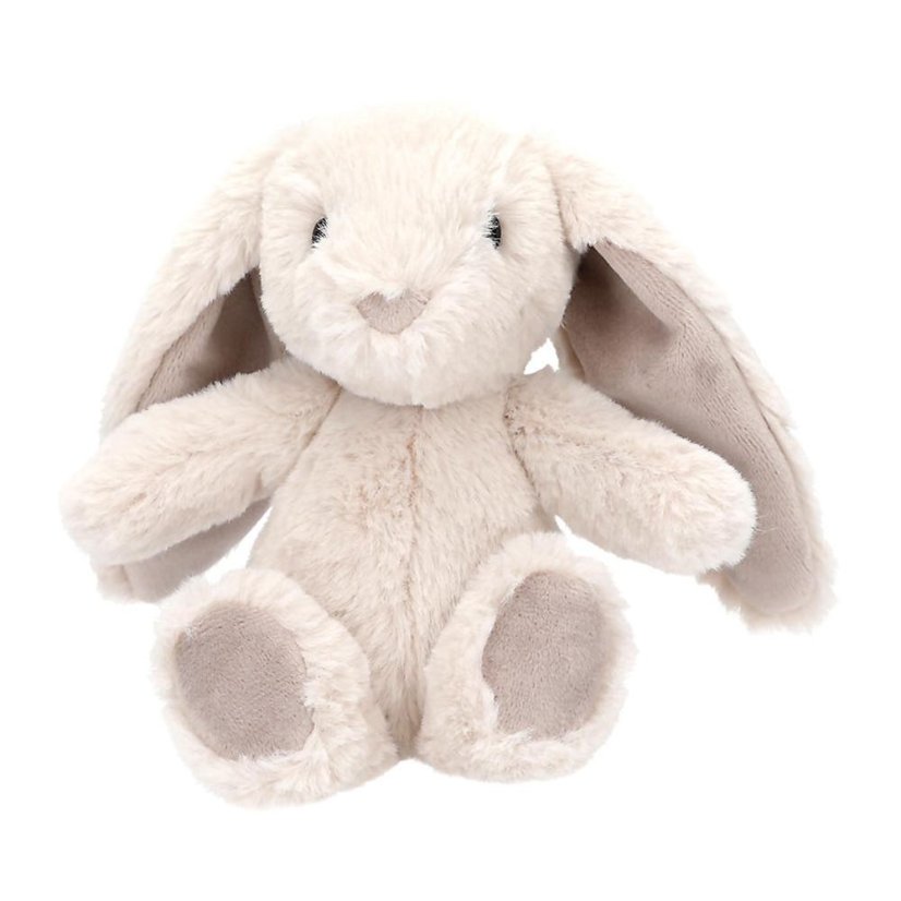 Nelly Princess Mimi Plush Rabbit, 19 cm – Light Gray