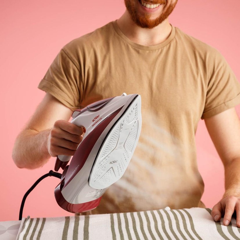 Bügeleisen Solac Steam iron PV2040 weiß-rot