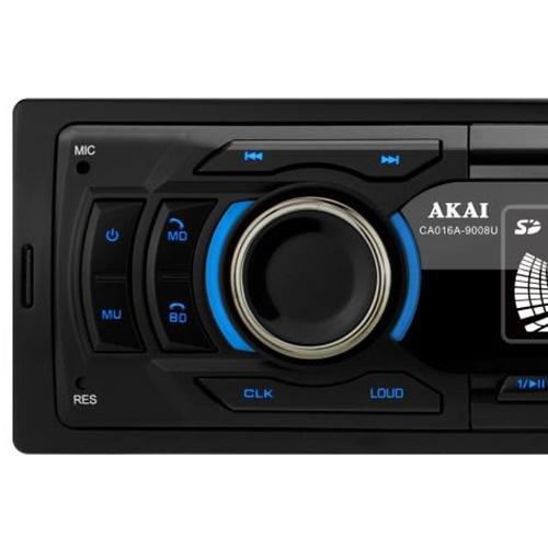 AKAI CA016A-9008U fekete autórádió
