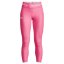 Girls' Armour Ankle Crop Leggings - Color: Pink, Size: 149-160