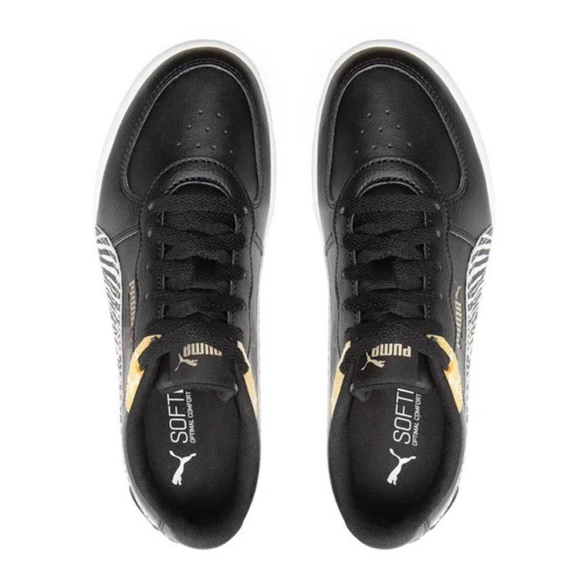 Damen-Sneakers Puma Skye Wedge Safari - Farbe: Schwarz, Größe: 36