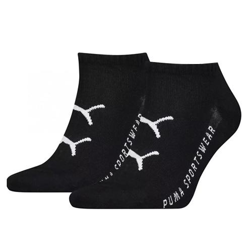 Pánské kotníkové ponožky Puma Cat Logo Sneaker - Barva: Černá, Velikost: 43/46