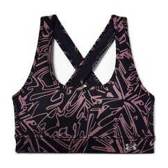 Under Armour Mid Crossback Printed Bra