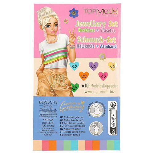 Top Model Happy Girls necklace and bracelet set
