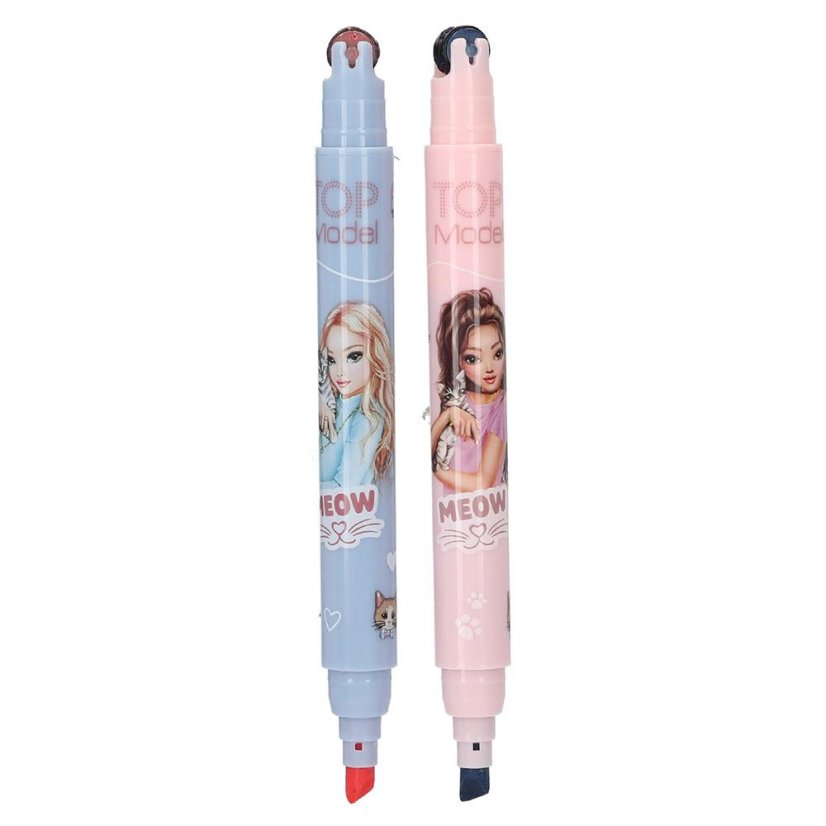 Textmarker und Stempelroller 2in1 Top Model Christy