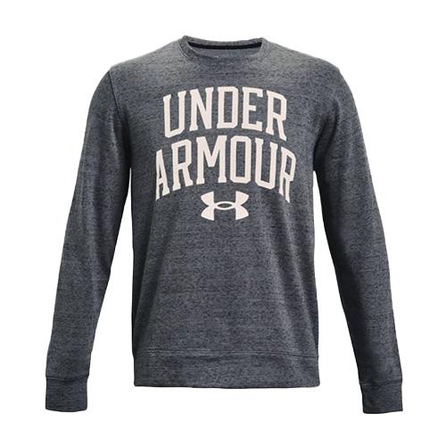 Under Armour RIVAL TERRY CREW Men's Sweatshirt - Color: Black, Size: L