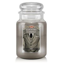Svíčka Country Candle velká, Grey