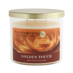 Svíčka Five Elements Golden Touch