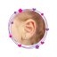 Sada náušnic Princess Mimi 20 ks Sticker Earings Butterfly