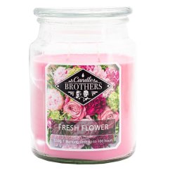 Svíčka Candle Brothers velká, Fresh Flower