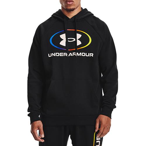 Pánska mikina Under Armour Rival Fleece Lockertag - Farba: Čierna, Veľkosť: L