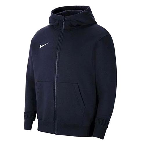 Nike Park 20 Fleece Full-Zip Kids' Sweatshirt - Color: Gray, Size: S