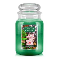Country Candle large, Holiday Sweets
