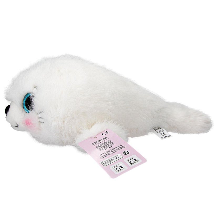 Princess Mimi Robby white plush seal