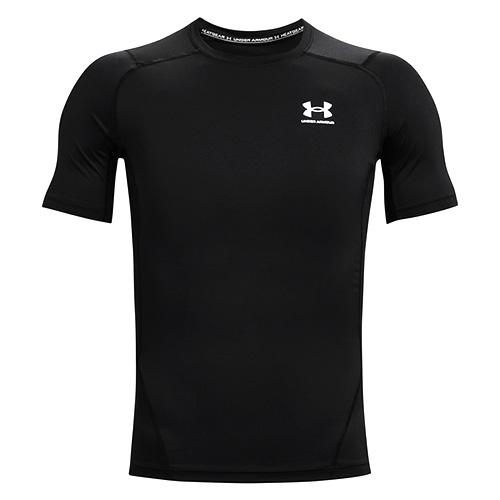 Pánské tričko Under Armour UA HG Armour Comp SS - Barva: Černá, Velikost: XXL
