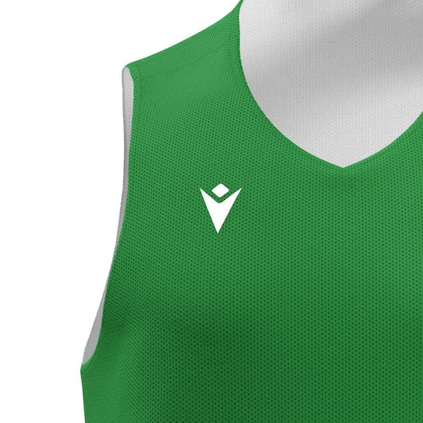 Macron Idaho Reversible Trikot - Farbe: Grün/Weiß, Größe: M