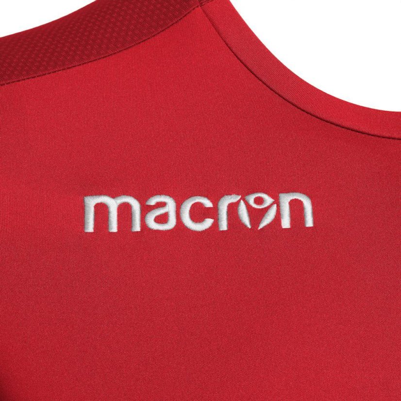 Macron Titan SS Jersey - Color: Red/white, Size: L