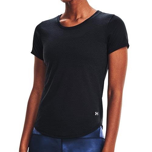 Women's Under Armour Streaker SS T-shirt - Color: Light blue, Size: M