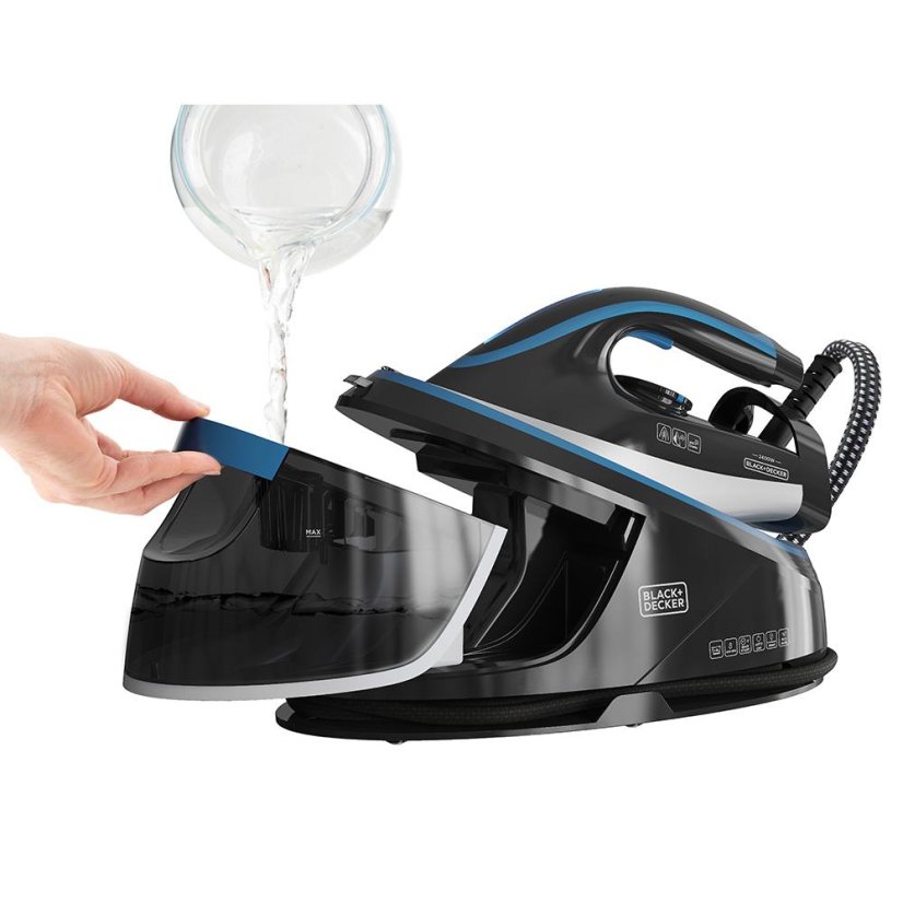 Dampfstation Black+Decker BXSS2401 schwarz-blau