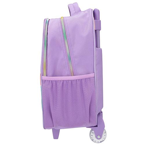 Kinderkoffer auf Rollen Ylvi, violetter Griff