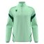 Sportovní top Macron Hollow 1/4 Zip - Barva: Zelená, Velikost: M