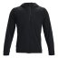 Męska bluza z kapturem Under Armour Rush Fleece FZ Hoodie - Kolor: Beżowy, Rozmiar: L