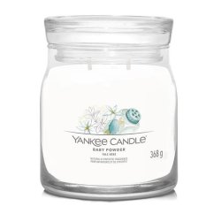Svíčka Yankee Candle Signature střední, Baby Powder