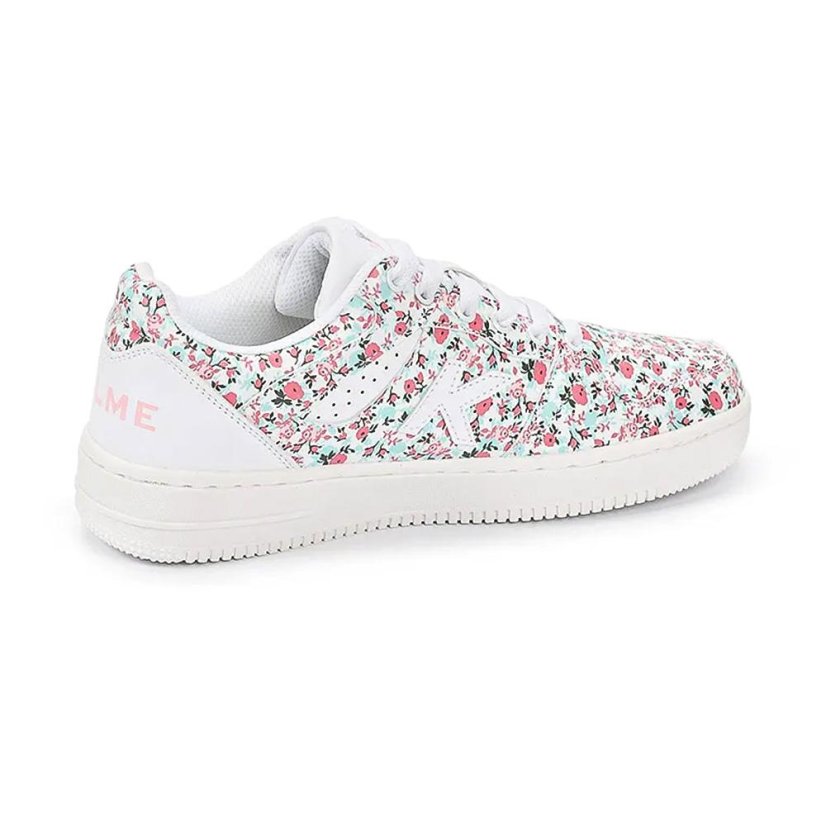 Damenschuhe Kelme Retrobasket Flowers - Farbe: Weiß, Größe: 35