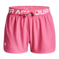 Play Up Solid Shorts-PNK