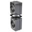 Universal spacer between washing machine and dryer Meliconi Torre Noir 656138 black