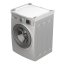 Universal spacer between washing machine and dryer with pull-out shelf Meliconi Torre Dry 656133 white