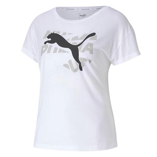 Women's Modern Sports Graphic Tee - Color: White, Size: XS