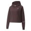Puma Cyber Cropped Hoodie für Damen - Farbe: Braun, Größe: XS