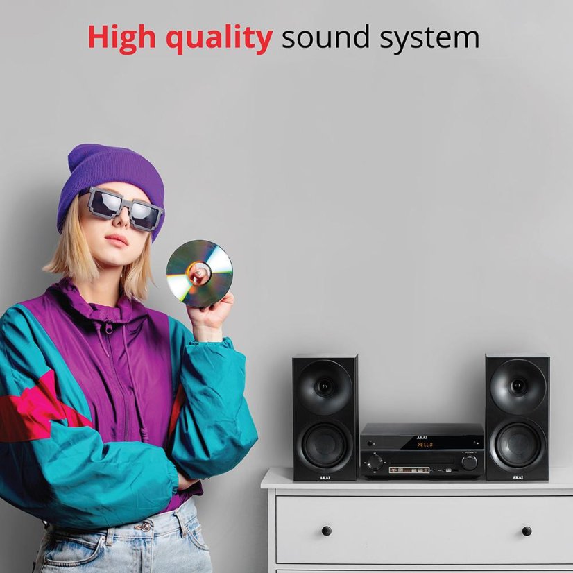 AKAI AM-301 BK black micro system