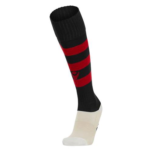 Macron Hoops socks - Color: Black/red, Size: L