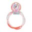 Ylvi double bracelet with glitter, orange