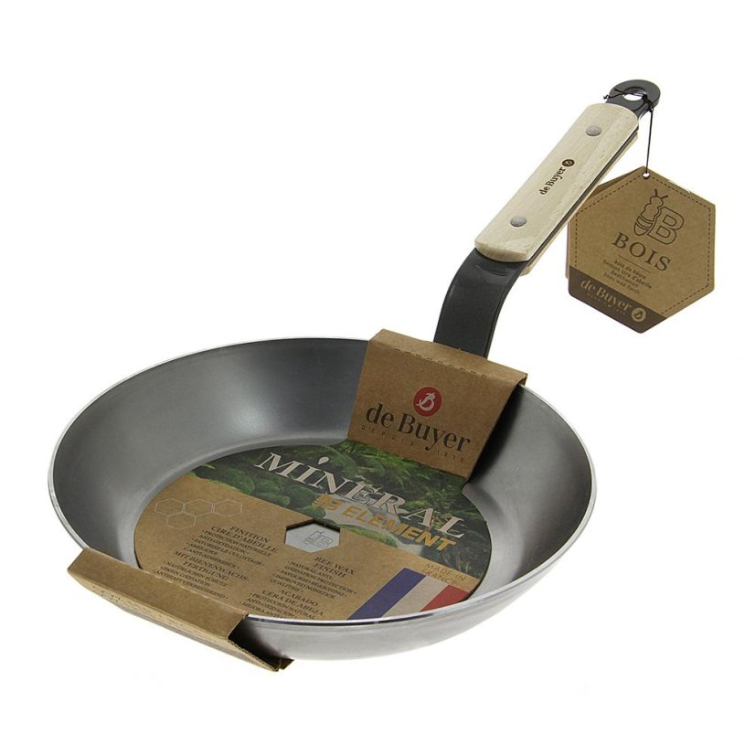 Stahlpfanne de Buyer Mineral B Bois 5710.20, 20 cm