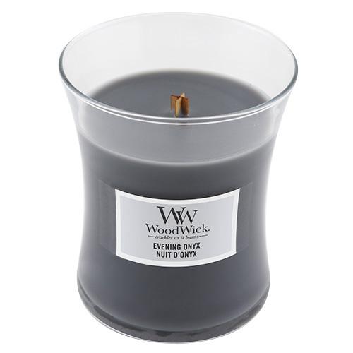 Woodwick-Kerze mittelgroß, Evening Onyx