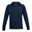 Men's Under Armour Rival Fleece FZ Hoodie - Color: Gray, Size: S