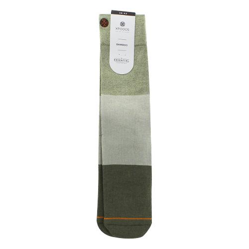 XPOOOS Essential Bamboo Socks - Color: Green, Size: 39/42