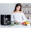 Heißluftfritteuse Black+Decker BXAF6500E schwarz-silber