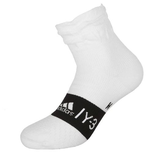 Adidas Roland Garros Y3 Ankle Socks - Color: White, Size: XS