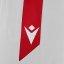 Macron Tempel Fußballshorts - Farbe: Weiß/Rot, Größe: XXS