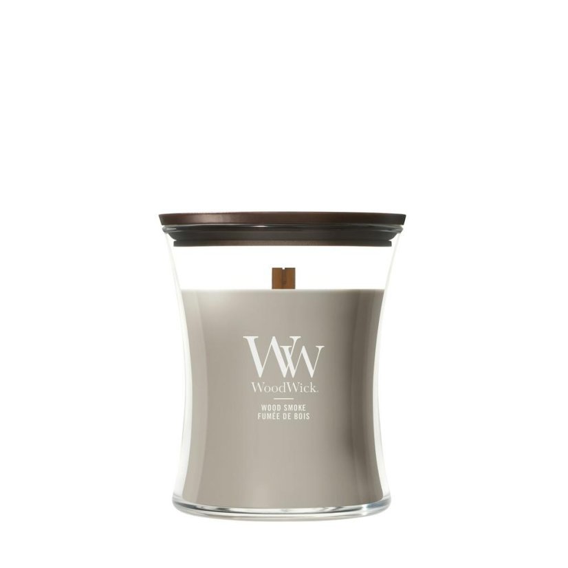 WoodWick Medium Candle, Wood Smoke