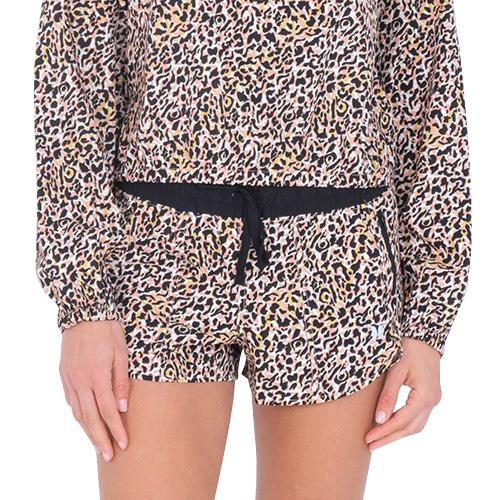 Hurley Kat Printed Women's Shorts - Color: Green, Size: L