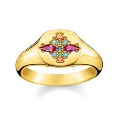 Thomas Sabo Couloured Stones Ring TR2231-996-7-54